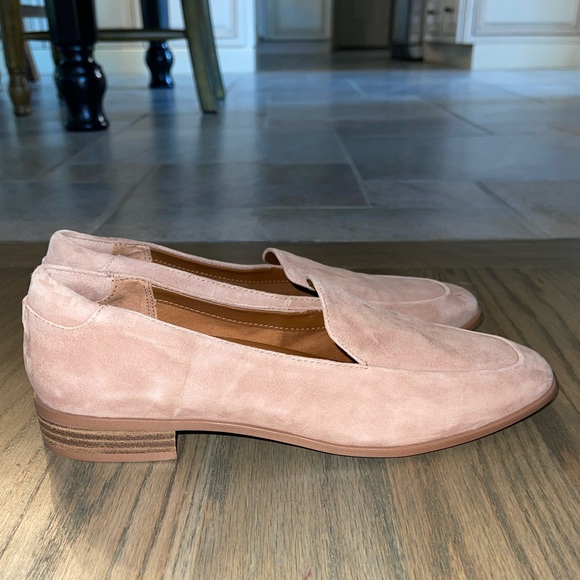 Franco Sarto Chestnut Suede Loafers - Picture 2 of 7